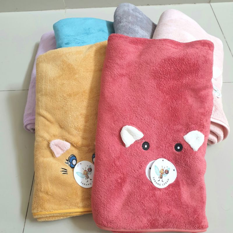 Handuk Bayi kuping microfiber Handuk Anak kuping microfiber premium quality