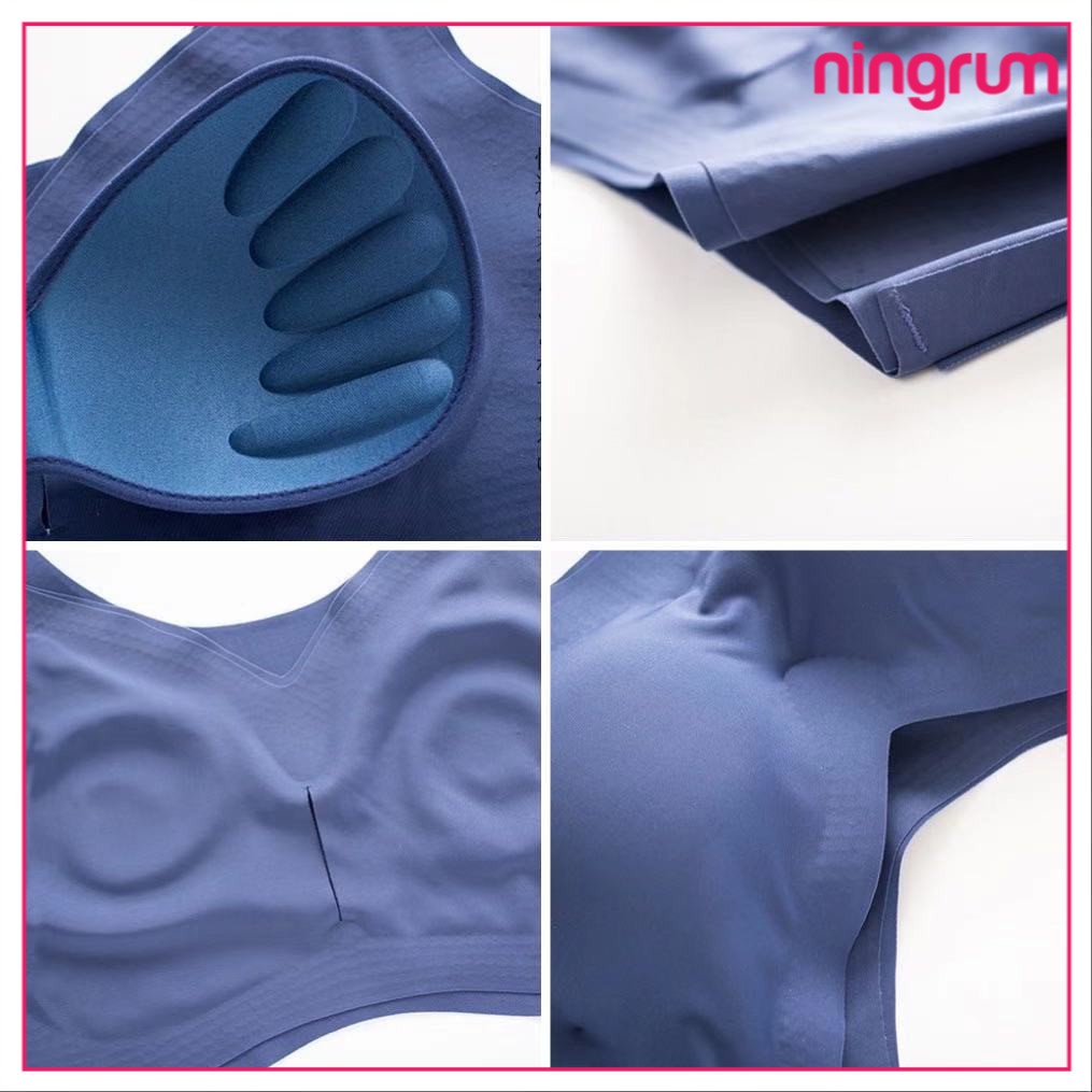 Ningrum Pakaian Dalam Bra Wanita BH Wanita Import bra sport bh yoga seamless tanpa jahitan bra tanpa kawat - 2037