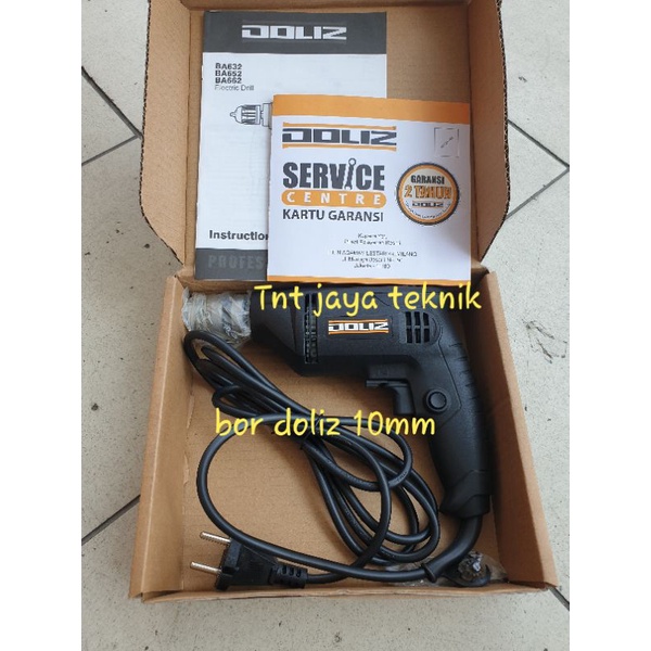 MESIN BOR TANGAN DOLIZ BA 632 / BOR TANGAN LISTRIK 10MM DOLIZ BA 632