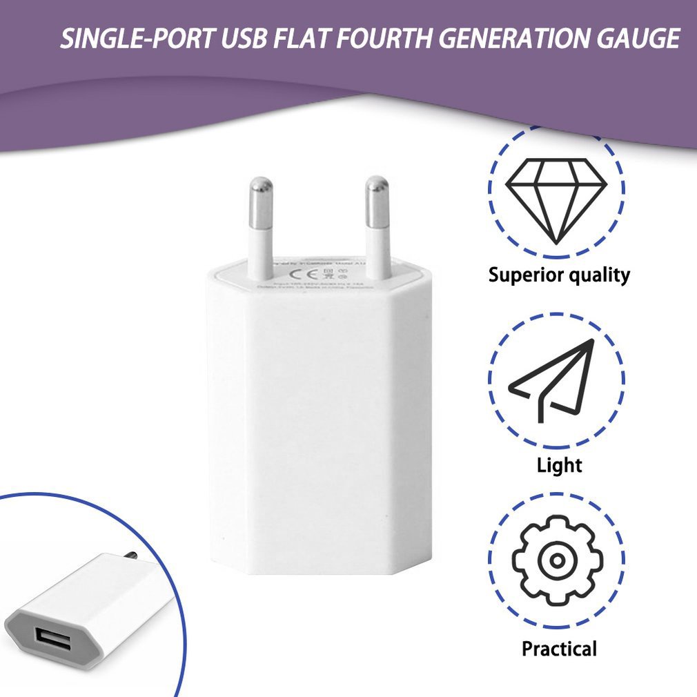 Phone Charger Cable Adapter Data Sync Charging Cords USB Wall Charger Travel Plug USB Cable Charger with Cable