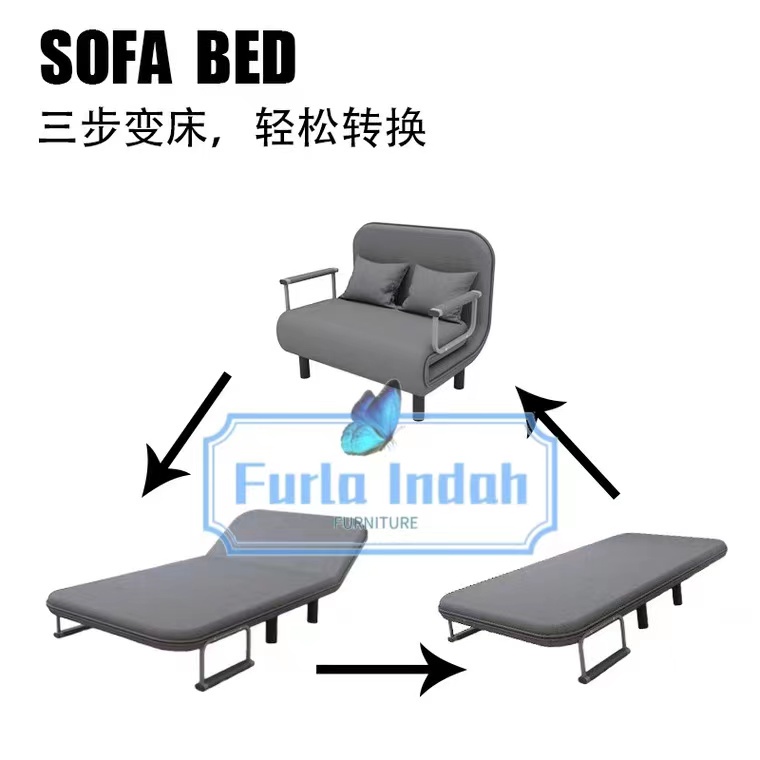 sofa bed sofa bed minimalis sofa lipat sofa bed lipat IMPOR TYPE KK60#