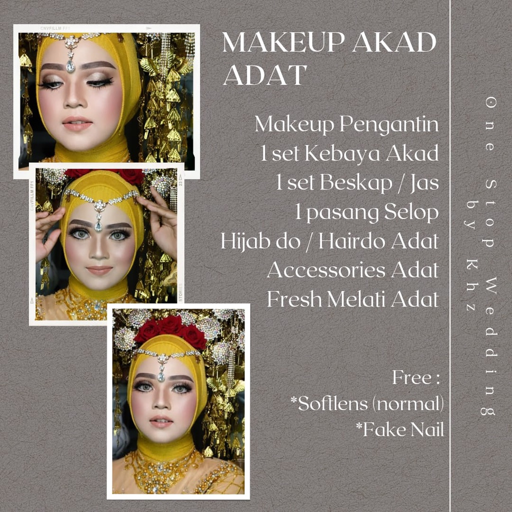 Paket pernikahan / paket akad nikah