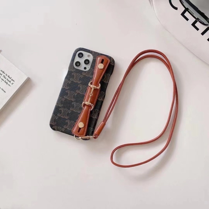 CELINI GRIP CASE with Gantungan Leather Iphone X Xs Xr XsMAX 11 11Pro 11ProMax 12 12Pro 12ProMax 13 13Pro 13 Pro Max 13PROMAX