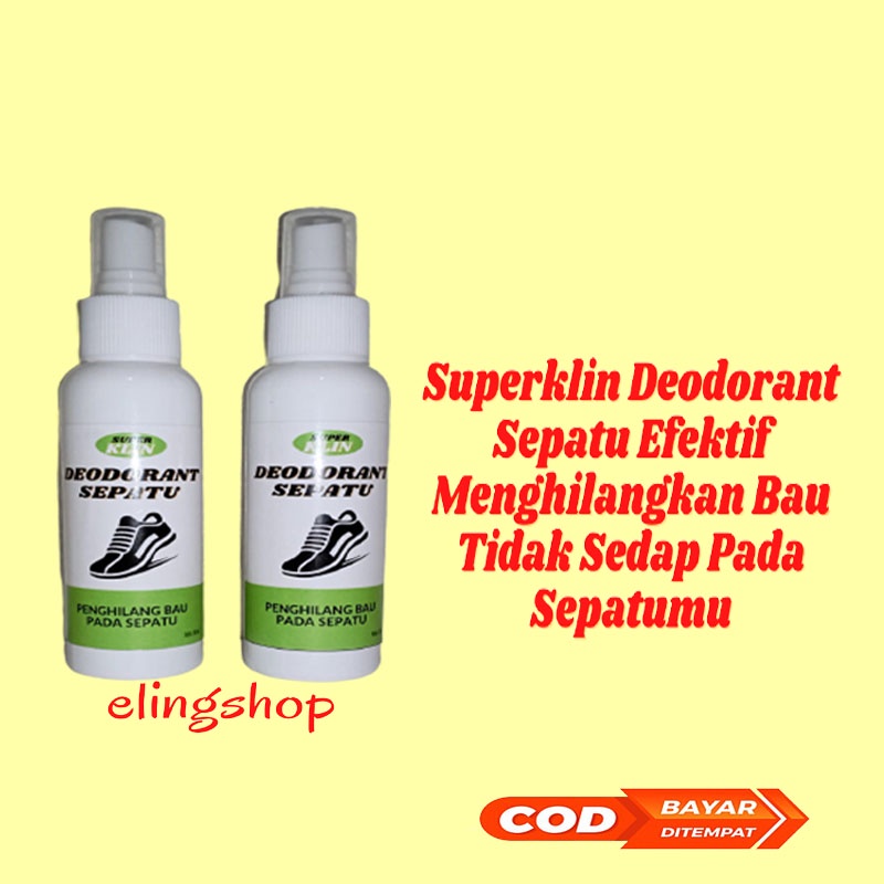 Paket 2 Botol Parfum Pewangi Deodorant Penghilang Bau Sepatu Helm Kaki