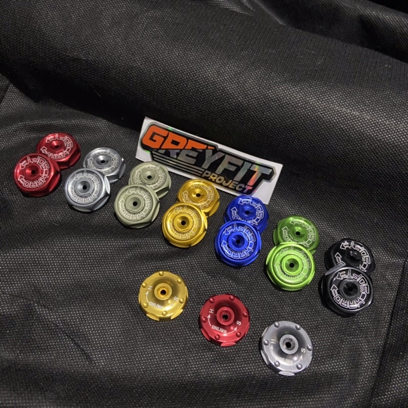 adjuster ohlins / setelan shock ohlins