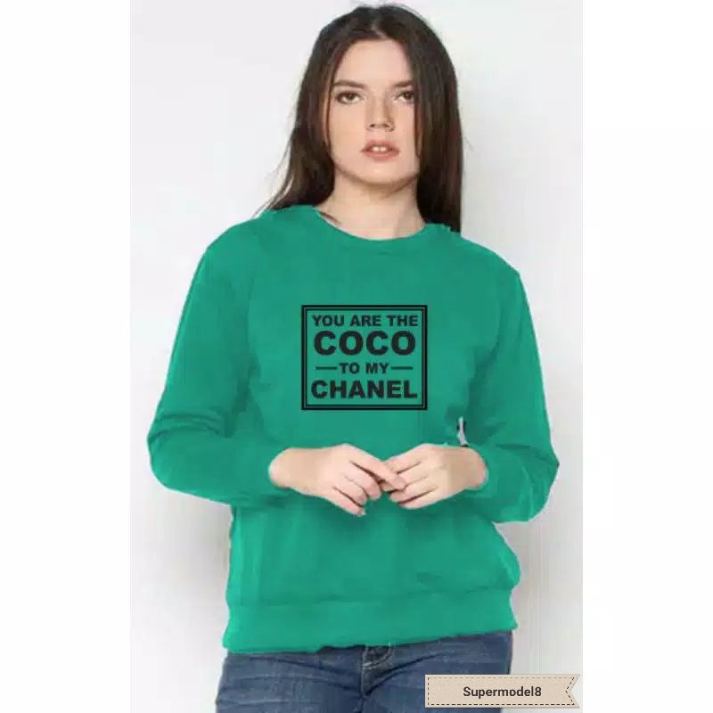 Kaos Lengan Panjang/ Kaos Sweatshirt / Atasan Wanita / Atasan Wanita Lengan Panjang / Atasan