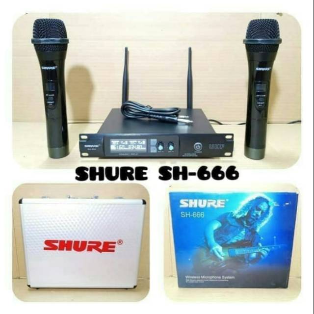 Mic Wireless SHURE SH-666