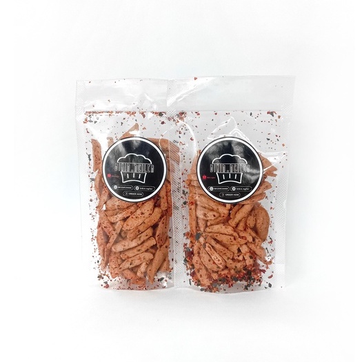 

Basreng Extra Pedas Daun Jeruk Level 5/50gr