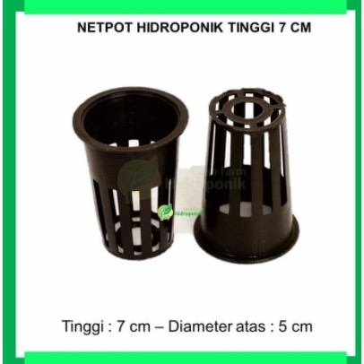 Netpot Hidroponik 5 x 7cm Hidroponik Paralon Hidroponik DFT