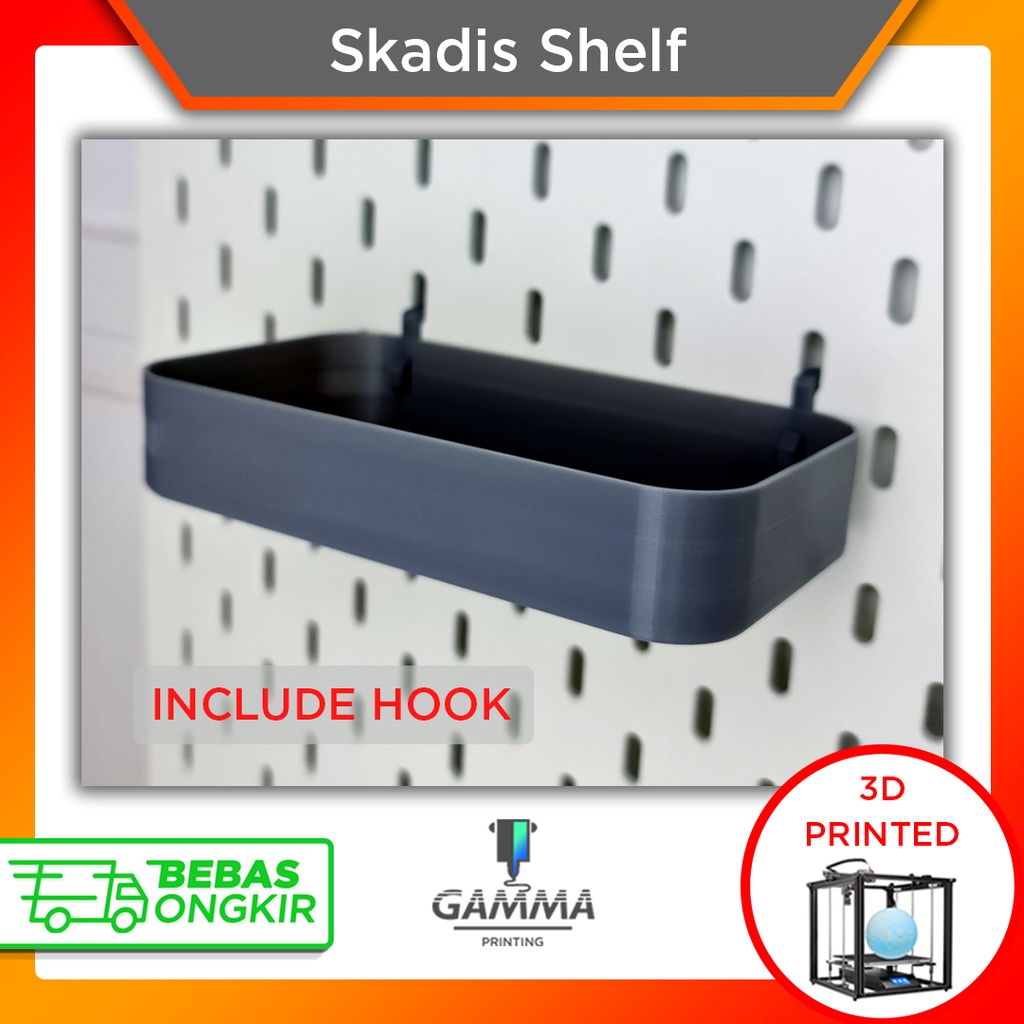 Pegboard SKDIS Shelf Aksesoris - Rak- Accessories Container