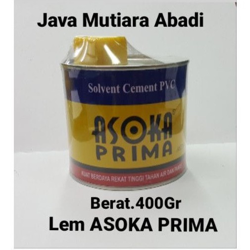 

Lem PVC Asoka Prima/Lem Pipa/Lem Asoka 400gram Harga Murah