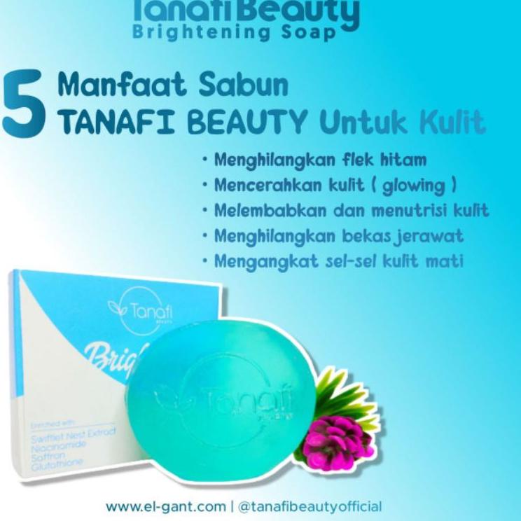 ㅶ BISA COD-Sabun Dosting Sabun Pemutih Sabun Kecantikan Glowing Tanafi Beauty Brightening Soap (BPOM