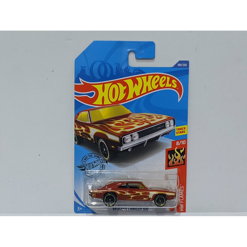 Hotwheels Dodge Charger Merah HW Flames