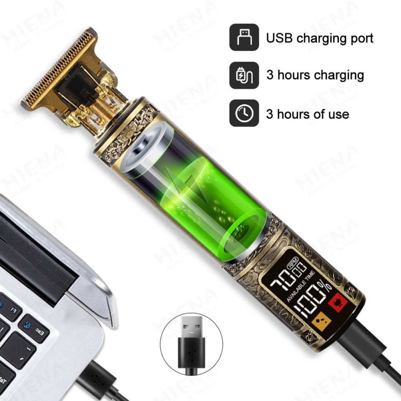 Alat Cukur Vintage Elektrik Hair Clipper Trimmer Model Dragon 1200 mAh