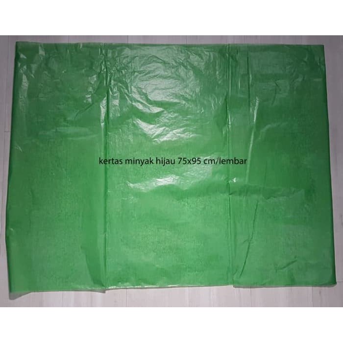 Jual Kertas Minyak Hijau 20 Lembar 75 X 95 Cm Shopee Indonesia