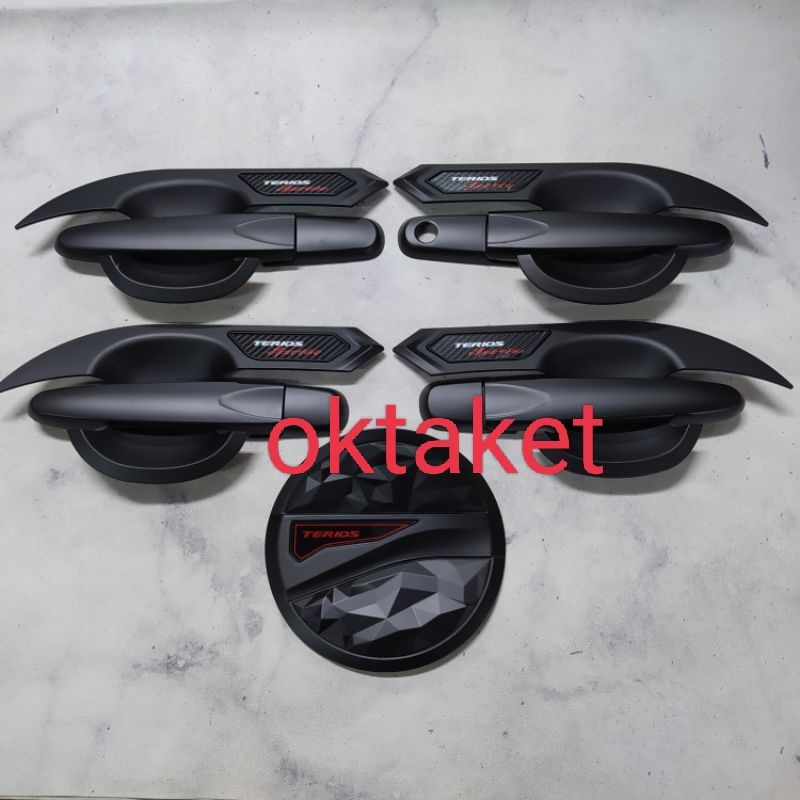 paket outer handle tank cover all new rush terios 2018 2020 2022 hitam dop