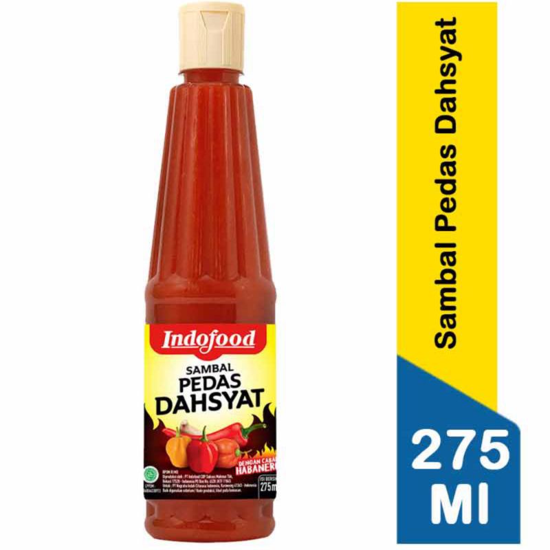 

Indofood Saos Sambal 275ml | Tomat | Pedas | Extra Pedas | Bangkok