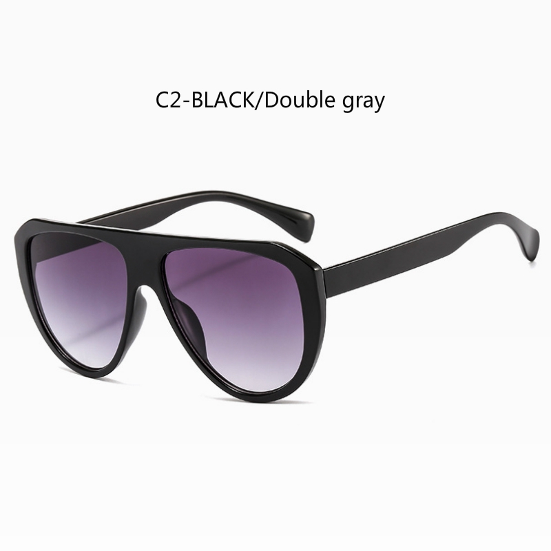 European and American big frame men and women trendy street fashion sunglasses metal hinge