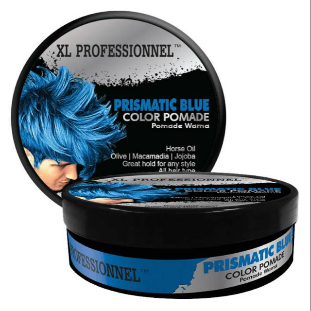 XL Professionnel Color Pomade Prismatic Blue,Silver Galaxy, Smoky Brown 70g