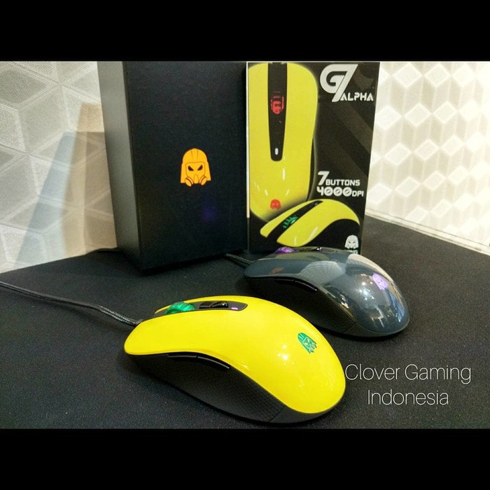 Mouse Gaming Digital Alliance DA G7 Black &amp; Yellow || G260 Keyboard