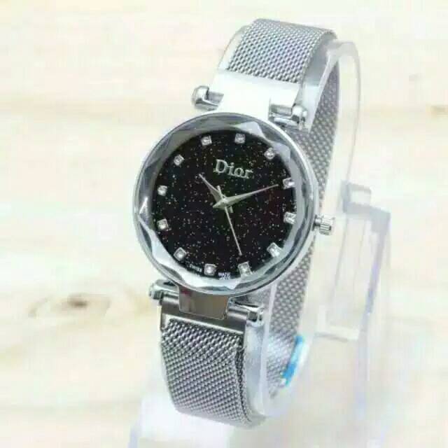 Jam Tangan Wanita permata Magnet Mata D9518 Tersedia 7 Warna