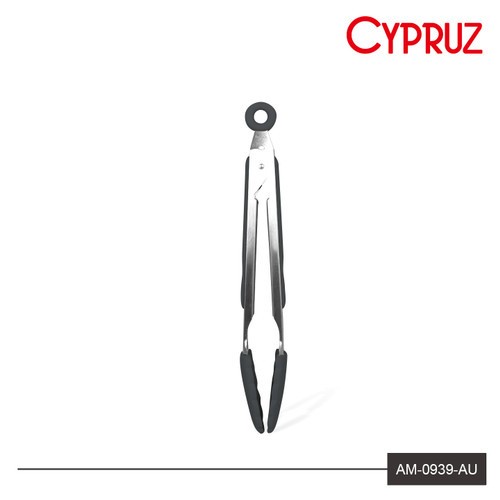 CYPRUZ Capitan Silikon Steel Abu Cake Tong Penjepit AM-0939-AU