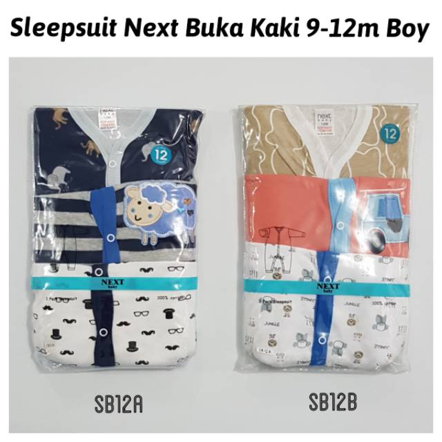 Sleepsuit Bayi Buka Kaki Baju Tidur Piyama Baby Jumper Panjang 3 6 Bulan