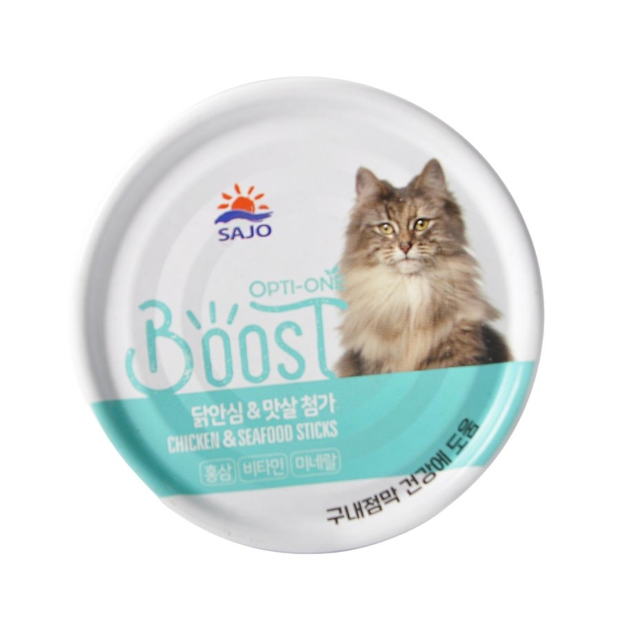 SAJO Opti One Cat Boost Chicken & Seafood Stick - Wet Cat Food