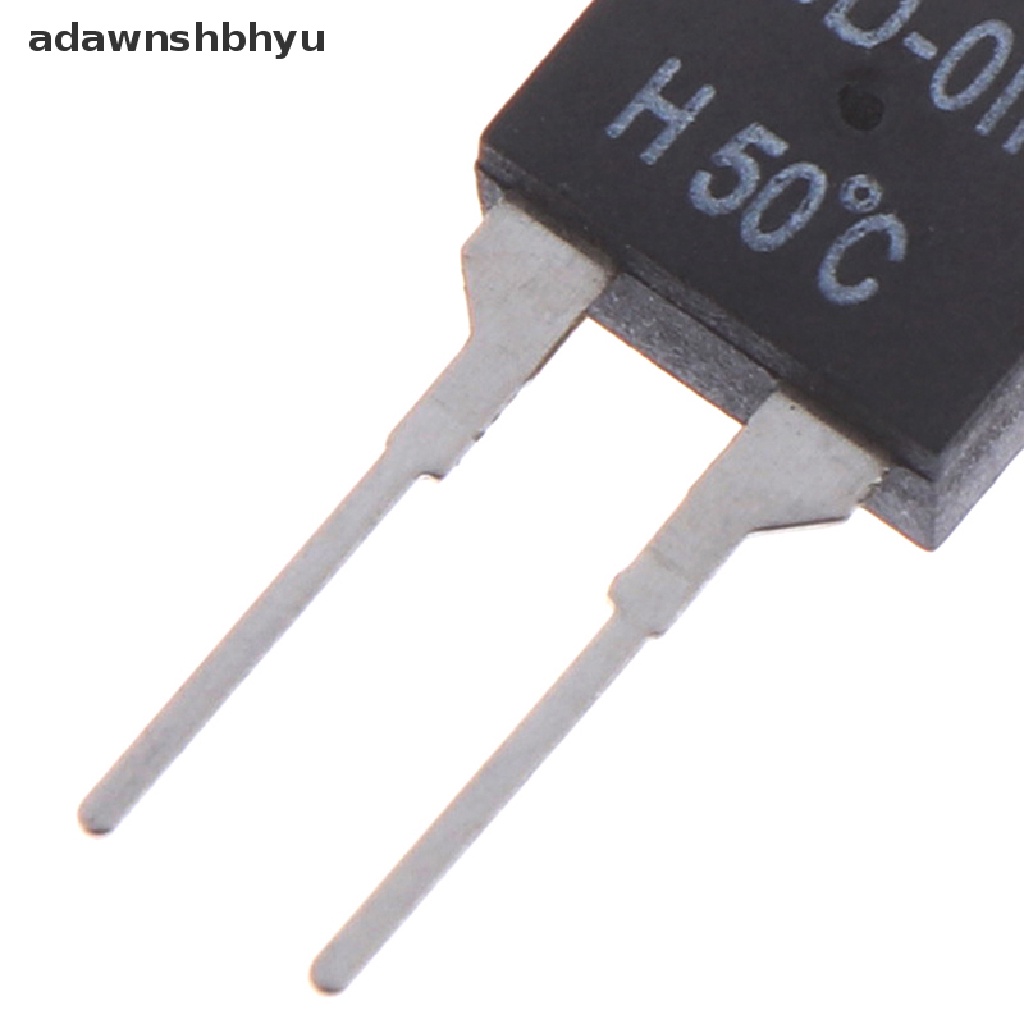 Adawnshbhyu 2Pcs Termostat Sensor Suhu Thermal Switch Biasa Terbuka KSD-01F 50degc