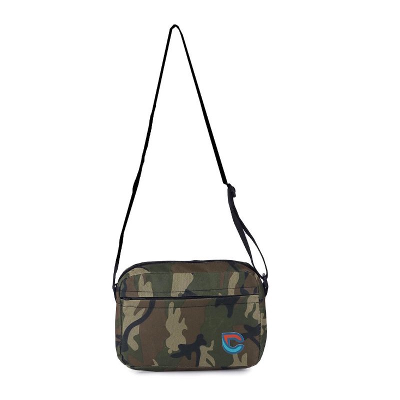 Tas Slingbag Loreng Army Pria Model Terbaru Keren Stylish Premium | Tas Sling Bag Cowo Cewek | Tas Selempang Original | Tas Samping Murah | Tas Salempang Tourer Shoulder Bag Buff Orion