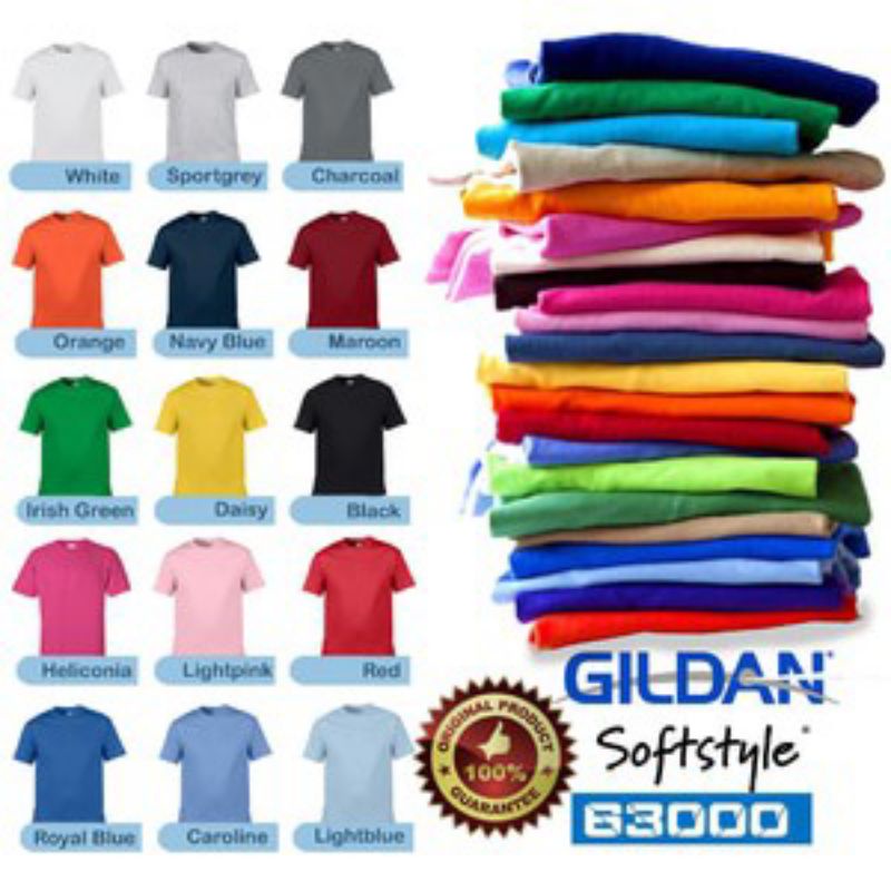 GILDAN paket usaha kaos polos (20pcs)