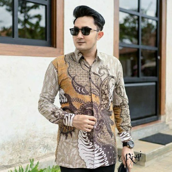 Batik Pria Sudrawira Baju Batik Pria Soloan Lengan Panjang Jumbo