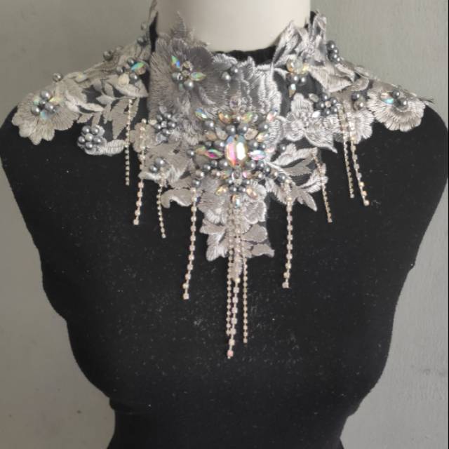 Coker leher kebaya gaun pengantin