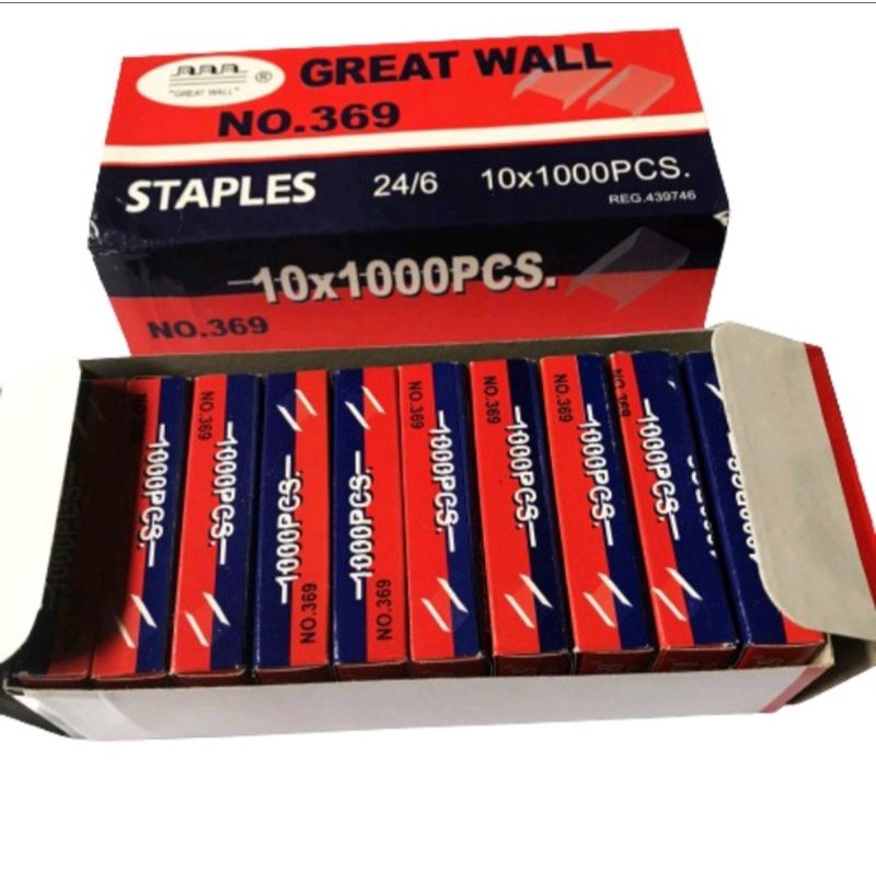 

ADZIM SHOP | Isi Staples/Stapler Besar Great Wall No. 369