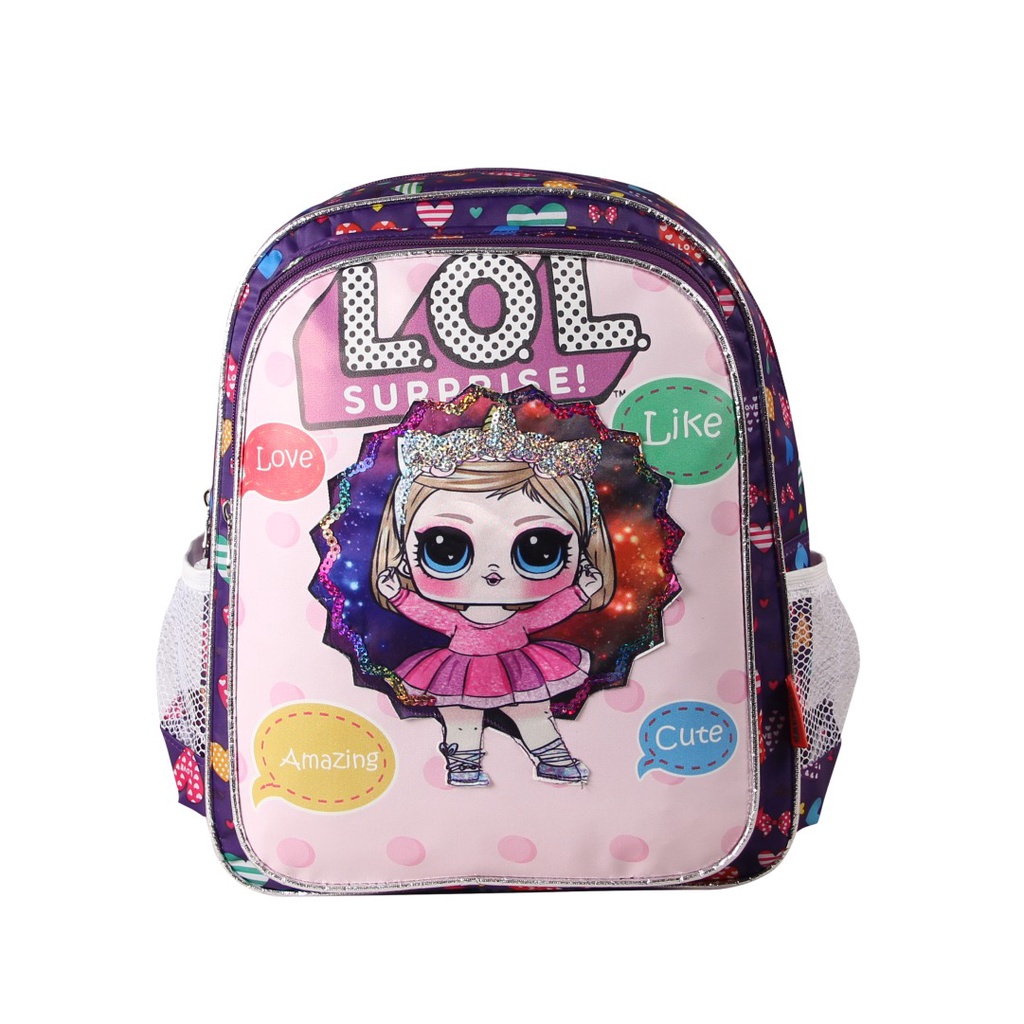 [KLIKTAS] Tas Ransel Sekolah Anak Perempuan LED Karakter LOL Calypso 3722 - Tas Backpack TK SD Perempuan