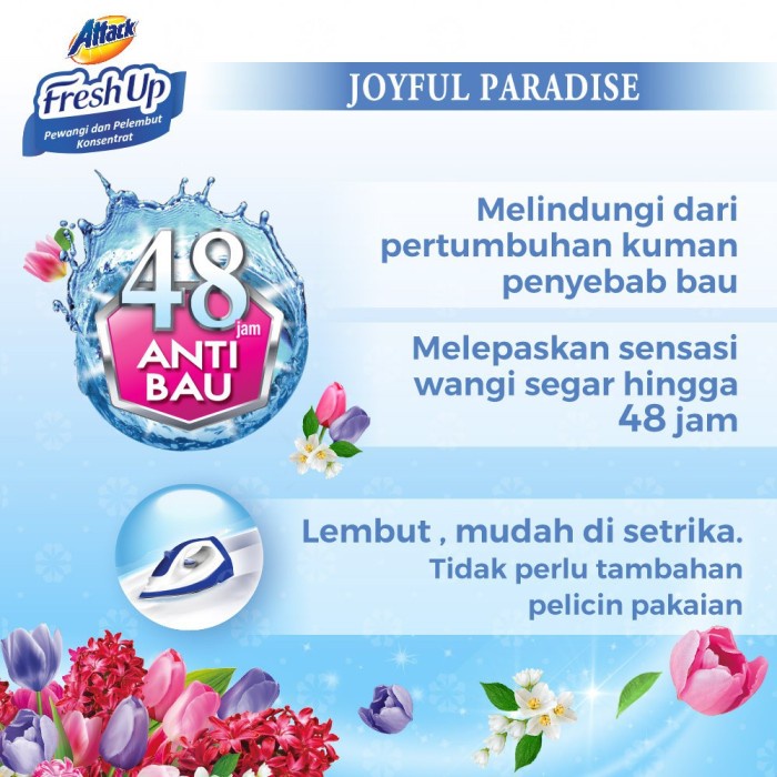 Attack - Fresh Up Softener Pewangi & Pelembut Baju Konsentrat #98