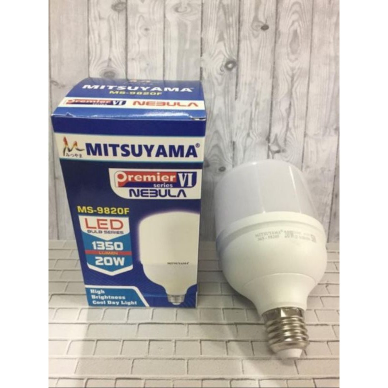 Mitsuyama Bohlam Lampu 5Watt 10Watt 15Watt 20Watt 30Watt 40Watt 50Wat / Bohlam Premier Series NEBULA