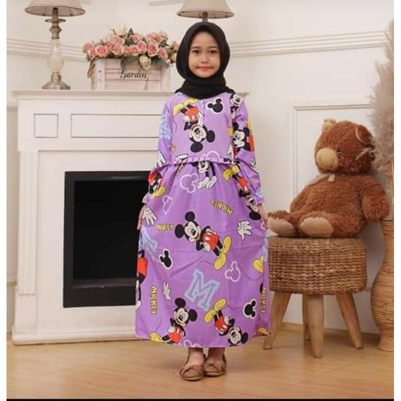 GAMIS KATUN ANAK USIA 5-7 TAHUN