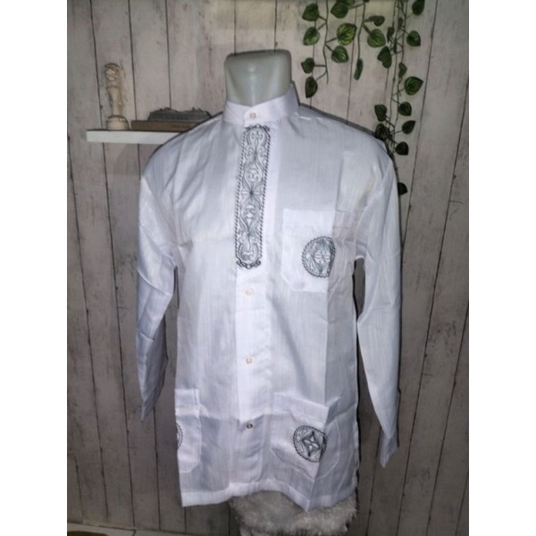 GROSIR Baju Koko As Shahih Habaib Habib warna Putih