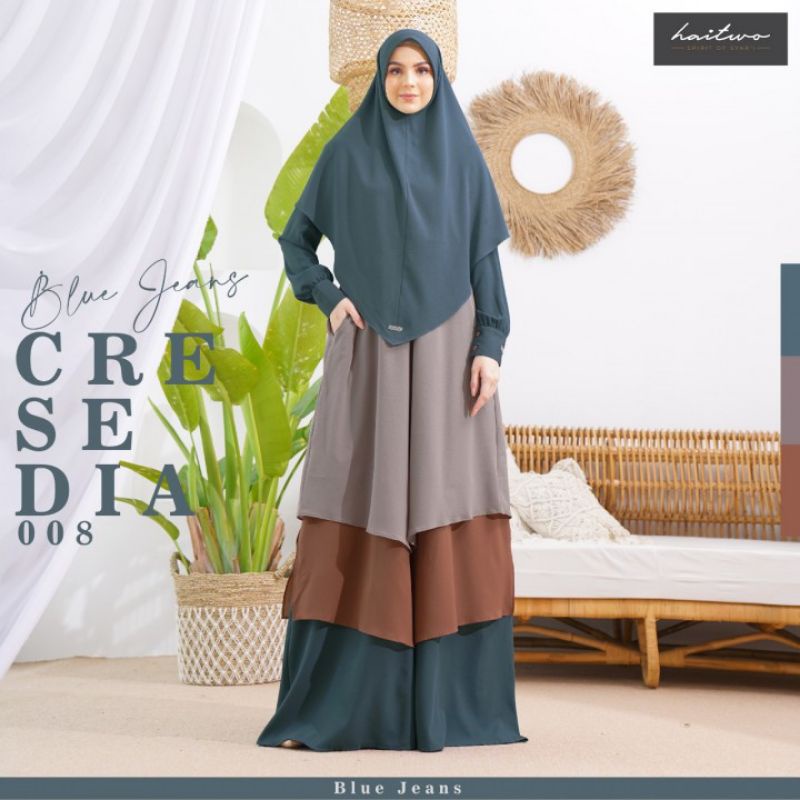 CRESEDIA 08 HAITWO GAMIS PLUS HIJAB