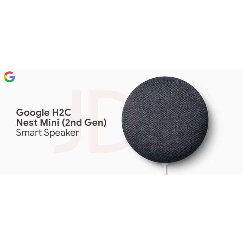 Google Nest Mini 2020 2nd GenCharcoal Original Garansi Resmi TAM 1 Tahun