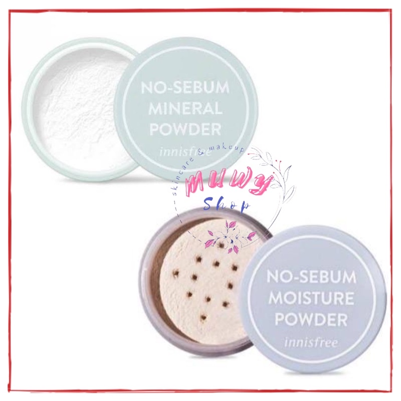 Innisfree No Sebum Moisture Powder 5gr / Mineral Powder 5gr