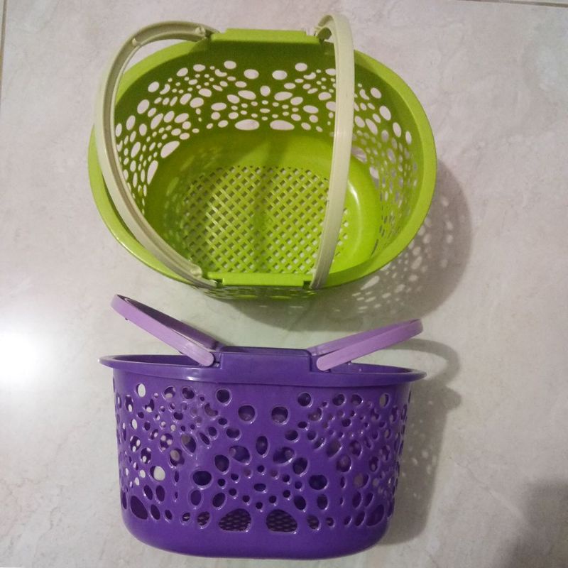 Keranjang Mandi Sabun Shampoo Sikat Odol / Wadah Serbaguna / Tempat Sabun Sikat Gigi / Keranjang Mai