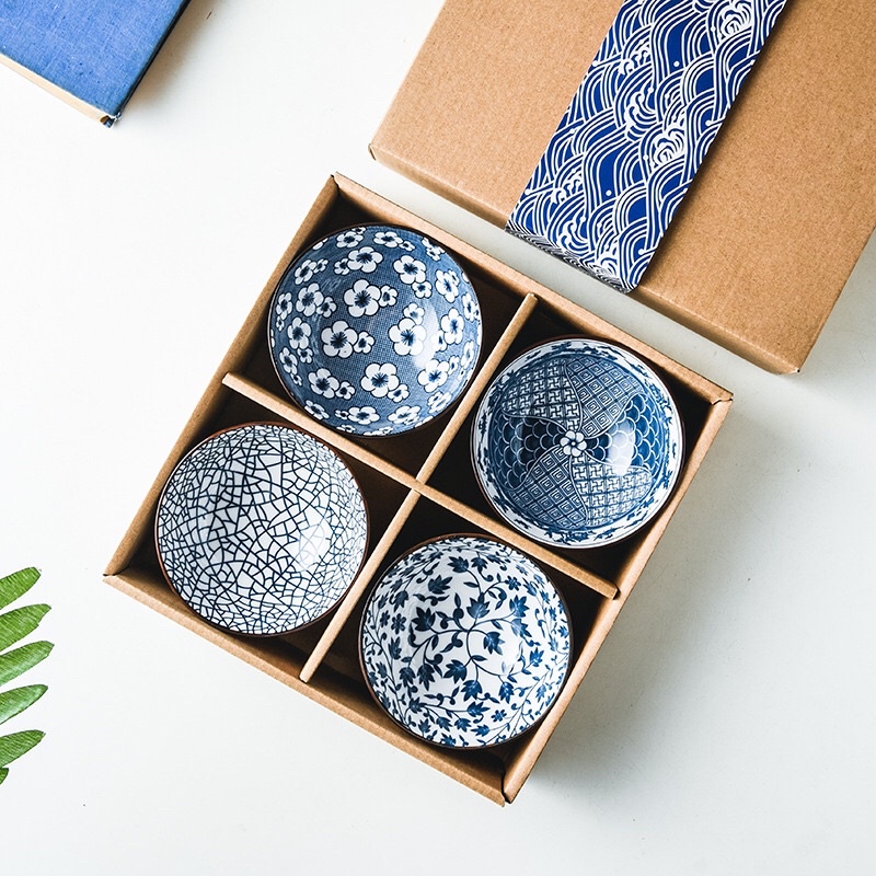 Ide Hadiah Japanese Blue Ceramic