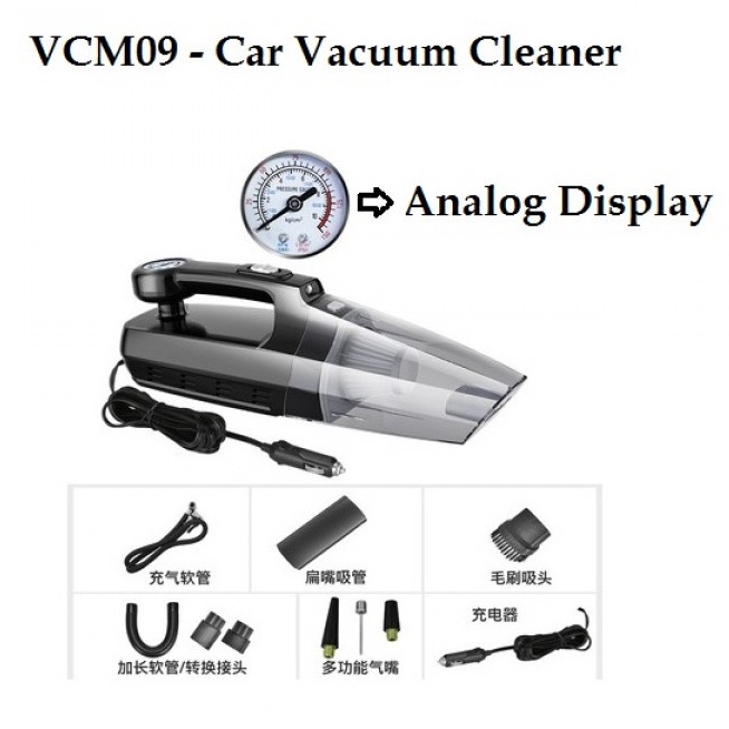 118 VCM09 - 120W 12V Portable Car Vacuum Cleaner Penyedot Debu Mobil Mini