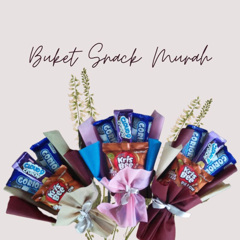 

PROSES 1-2 HARI KERJA / MINI BUKET / BUKET MURAH / BUKET SNACK MURAH (B30)