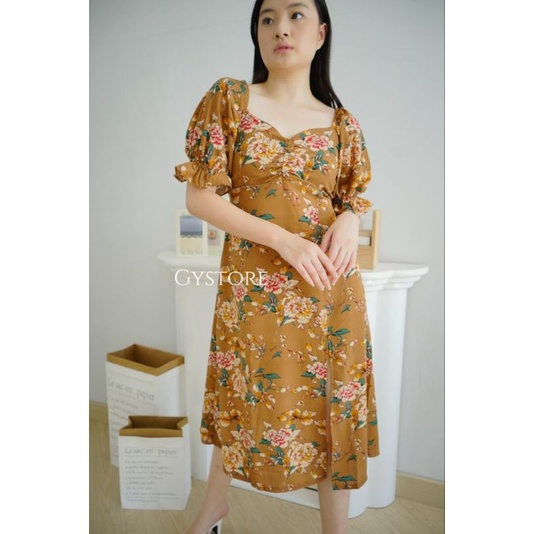 Midi Dress Floral 215