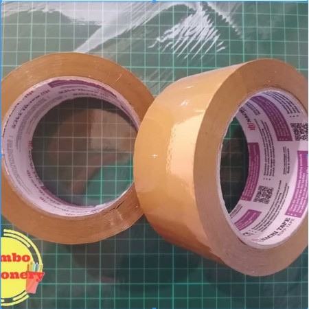 Lakban Nachi Coklat 2&quot; 48 mm KHUSUS GOSEND GRAB INSTAN BISA 2 DUS