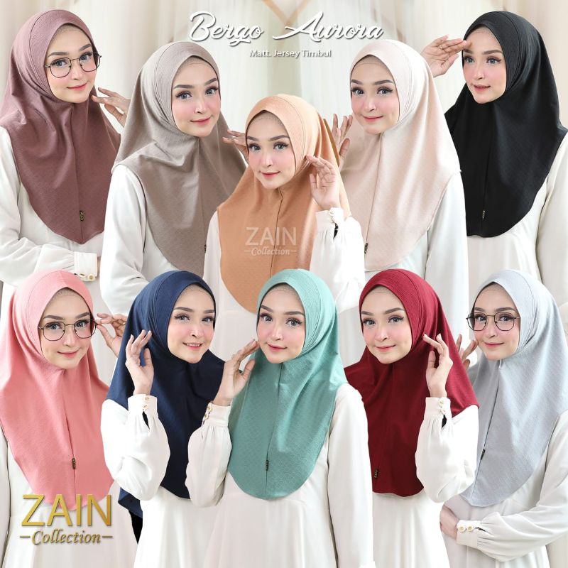 Bergo Aurora Ori Zain Hijab
