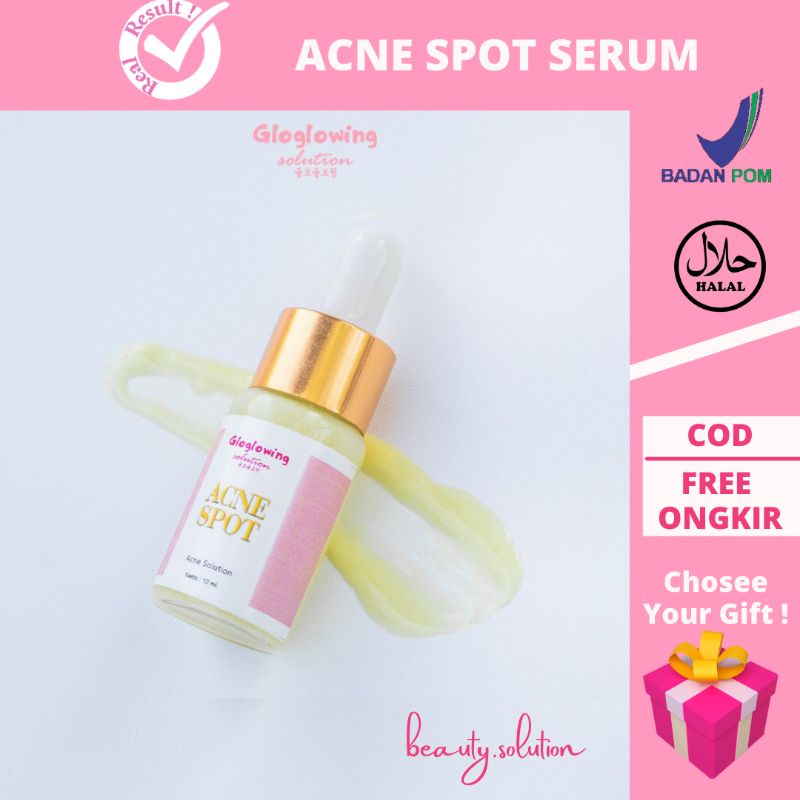 GLOGLOWING - ACNE SPOT Gloglowing Solution Skincare Serum Obat Totol Jerawat Cepat & Ampuh